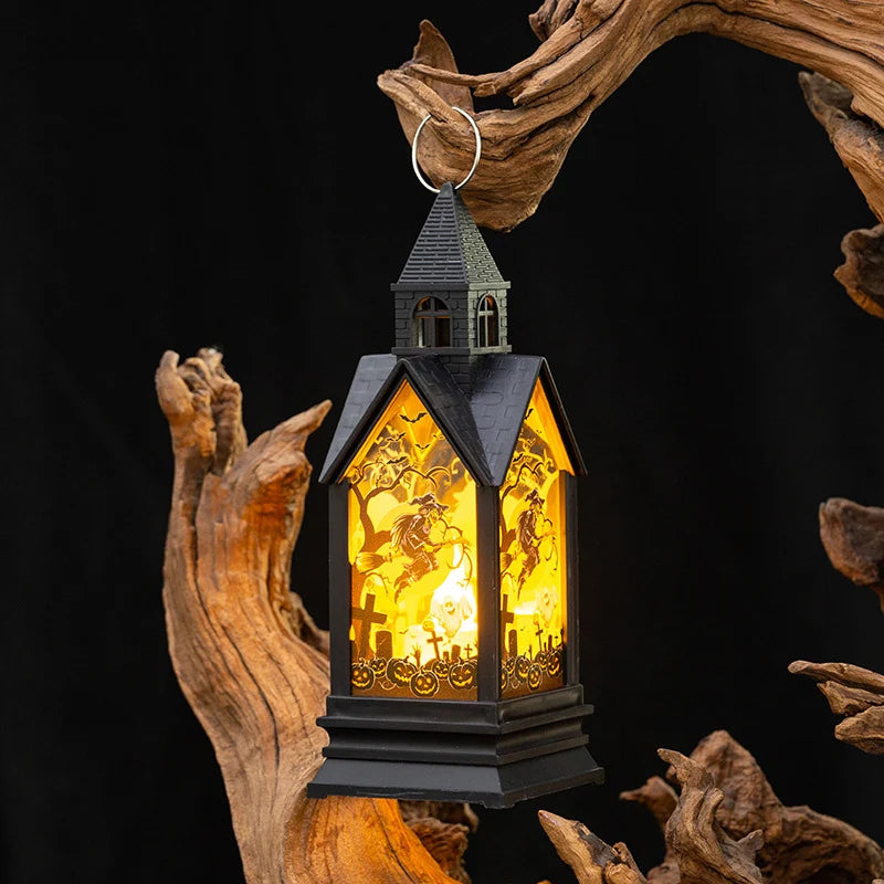 Decorative Lantern House Roof Cutout Weatherproof Hanging Hook