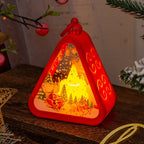 Decorative Lantern House Shaped Soft LED Glow