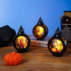 Decorative Lantern Patterned Cutout Metal Indoor Outdoor