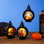 Decorative Lantern Patterned Cutout Metal Indoor Outdoor