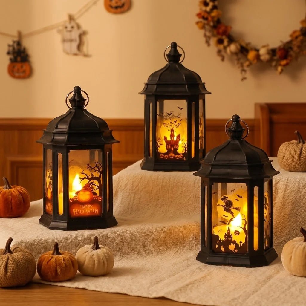 Decorative Lantern Tabletop Metal Cutouts