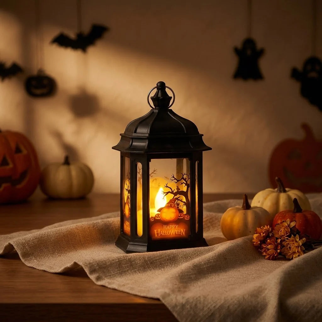 Decorative Lantern Tabletop Metal Cutouts
