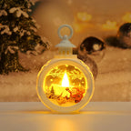Decorative Lantern Warm LED Christmas Motif Indoor & Outdoor