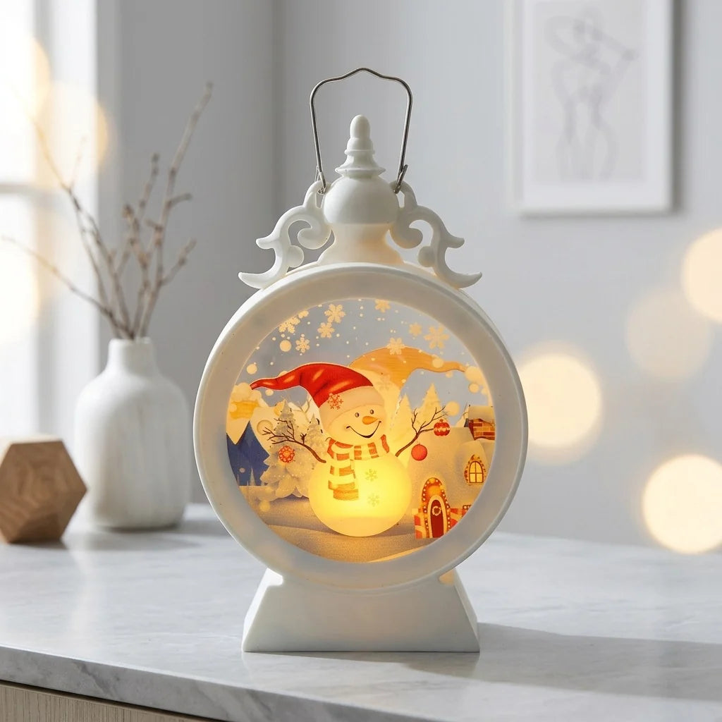 Decorative Lantern Warm White LED Lightweight & Portable