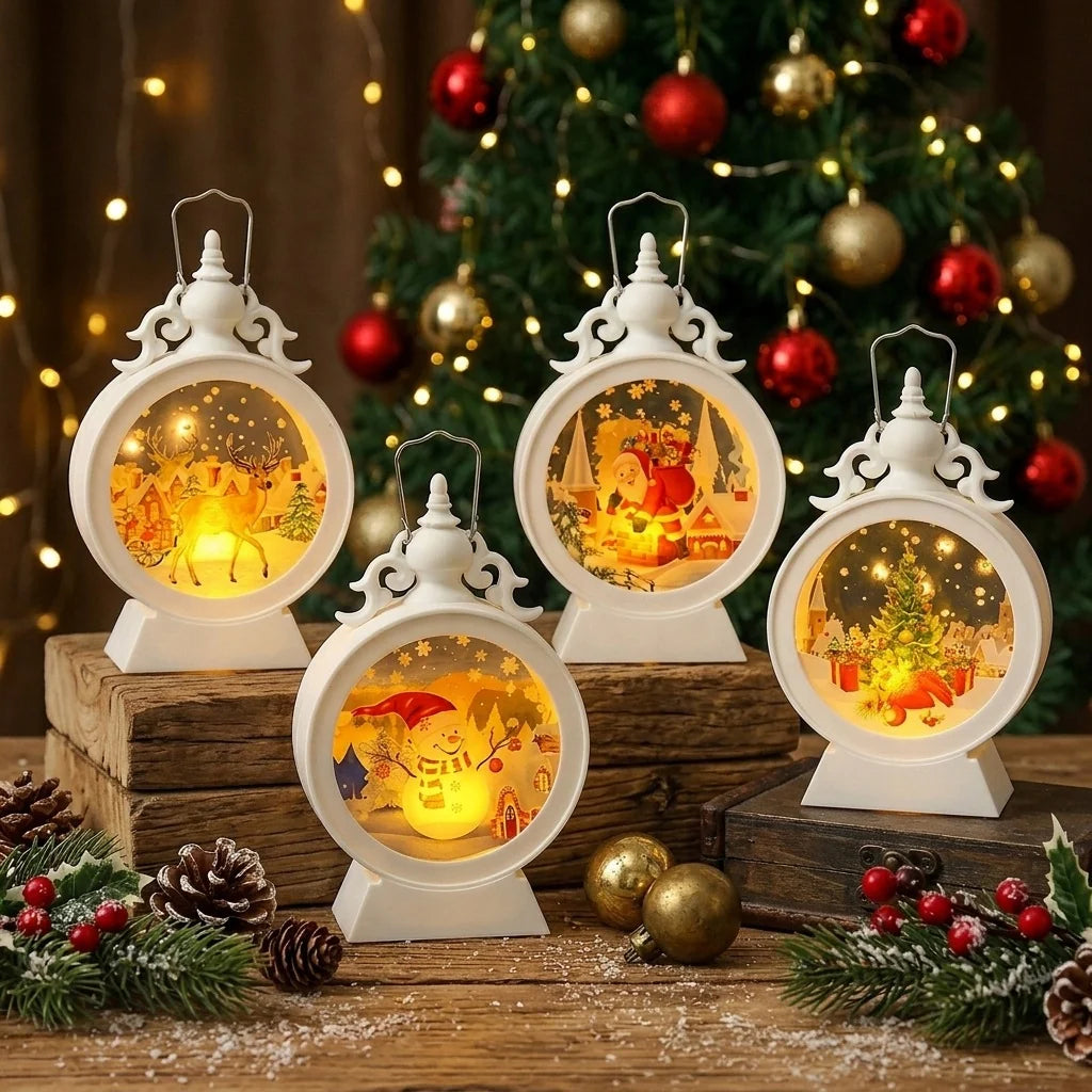 Decorative Lantern Warm White LED Portable Handle