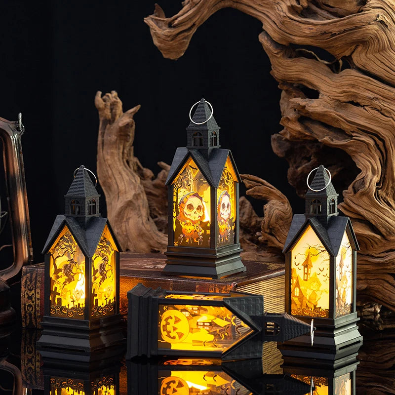 Decorative Lantern Weather-Resistant Plastic With Hanger