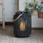 Decorative Lantern Woven With Handle Indoor Outdoor