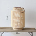 Decorative Lantern Woven With Handle Indoor Outdoor
