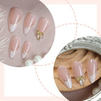Decorative Nail Art Gold-Accented Intricate Designs