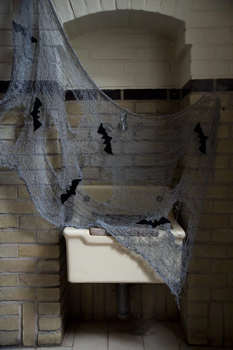 Decorative Net Bat Pattern Lightweight Polyester