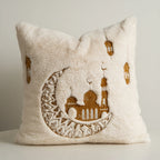 Decorative Pillow 18x18 Embossed Mandala Micro Plush Concealed Zipper