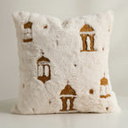 Decorative Pillow 18x18 Embossed Mandala Micro Plush Concealed Zipper