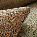 Decorative Pillow Cover Handcrafted Marled Texture 18x18 Inch
