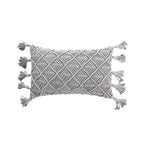 Decorative Pillow Cover Macramé Tufted Cotton Blend