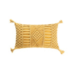 Decorative Pillow Cover Macramé Tufted Cotton Blend