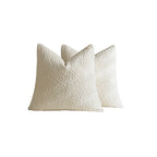Decorative Pillow Covers Textured Chenille Machine-Washable Set of 2