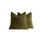 Decorative Pillow Covers Textured Chenille Machine-Washable Set of 2