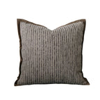 Decorative Pillow Geometric Knitted Polyester Cover & Silk Flocking