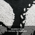 Decorative Pillow Hand-Tufted High-Pile Removable Cover