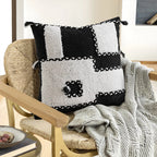 Decorative Pillow Hand-Tufted High-Pile Removable Cover