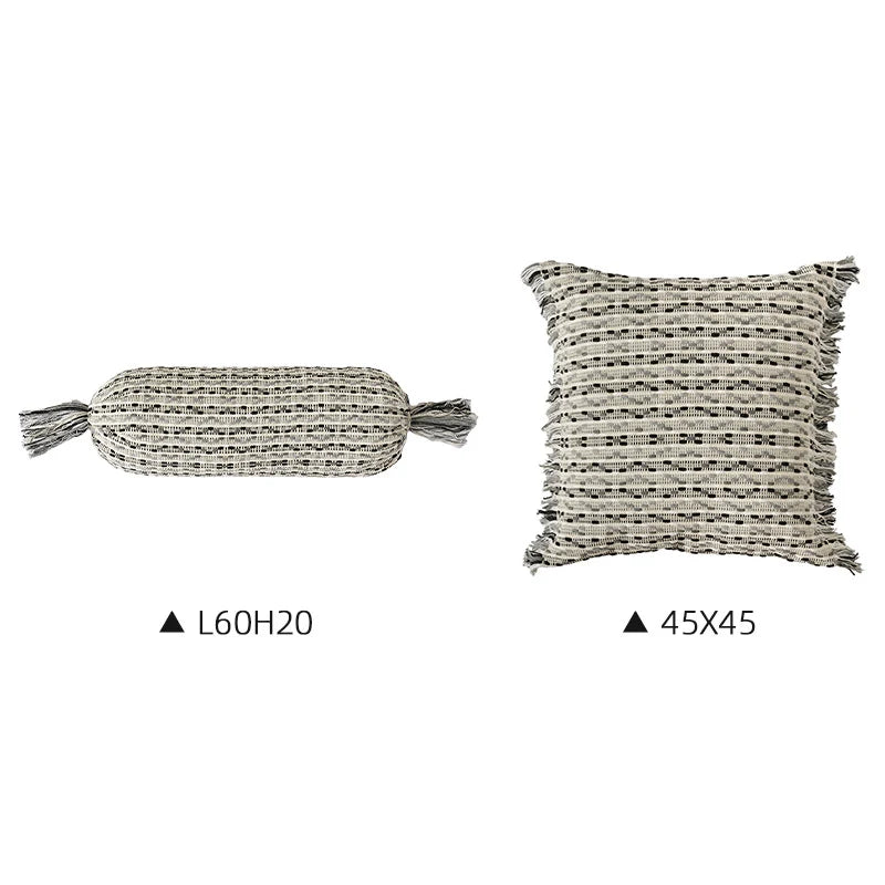Decorative Pillow Set Boho Handwoven Removable Covers