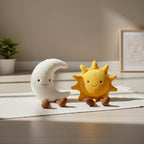 Decorative Pillow Velvet Sun & Moon Firm Plush