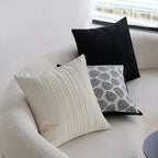 Decorative Pillow Woven Pumpkin & Velvet Trim