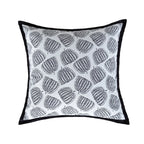 Decorative Pillow Woven Pumpkin & Velvet Trim