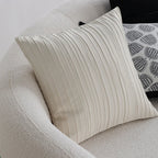 Decorative Pillow Woven Pumpkin & Velvet Trim