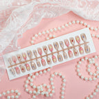 Decorative Press-On Nail Set Mixed Art Peel & Stick