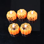 Decorative Pumpkin Candle Battery-Operated LED Flameless Weather-Resistant