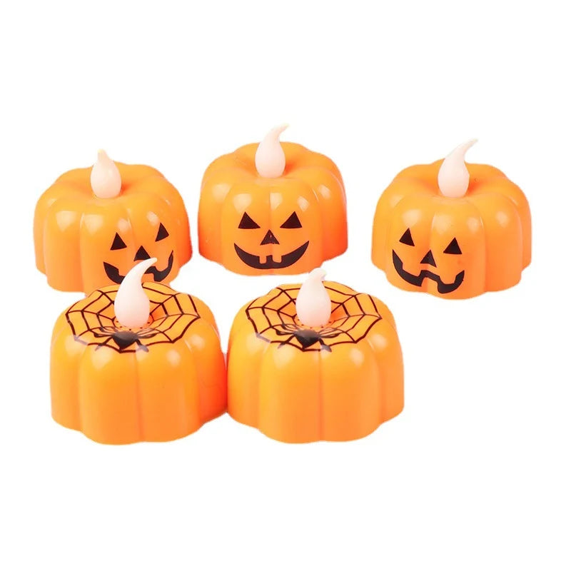 Decorative Pumpkin Candle Battery-Operated LED Flameless Weather-Resistant