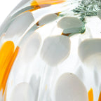 Decorative Pumpkin Hand-Molded Recycled Glass Textured Finish
