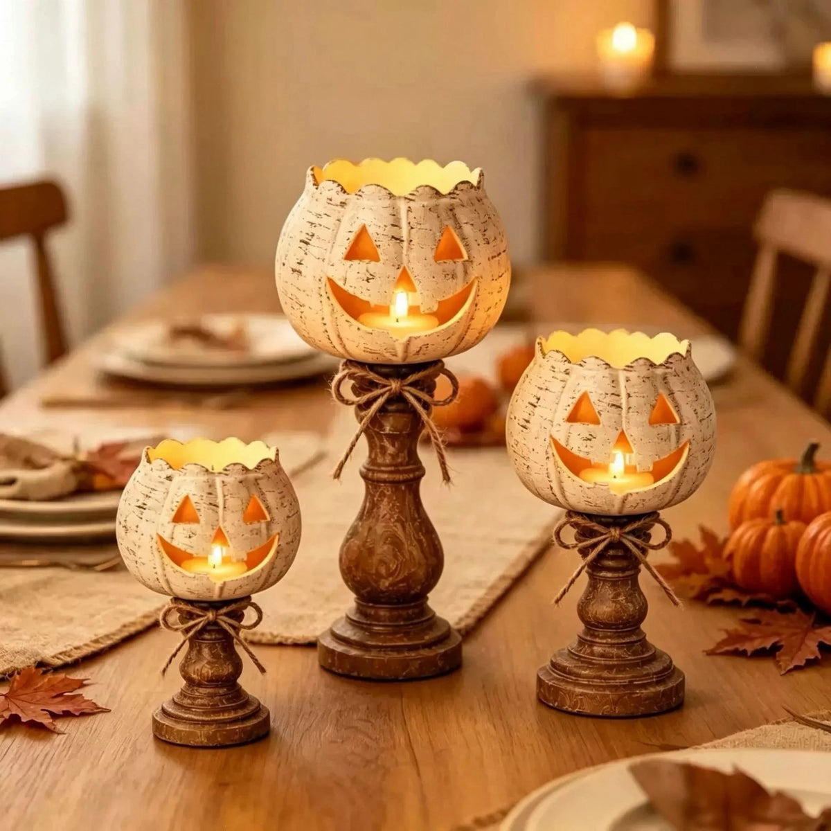 Decorative Pumpkin Lamp Warm LED Indoor & Outdoor