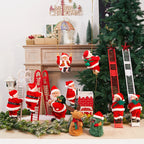 Decorative Santa Plush Fabric & Jingle Bells