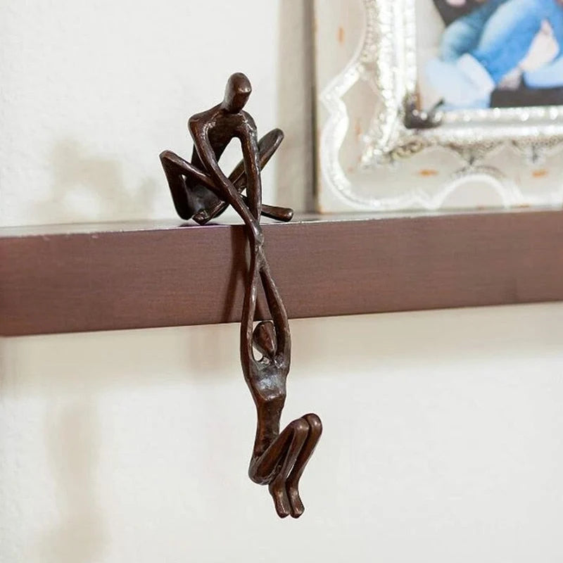 Decorative Sculpture Abstract Love Figure Polystone