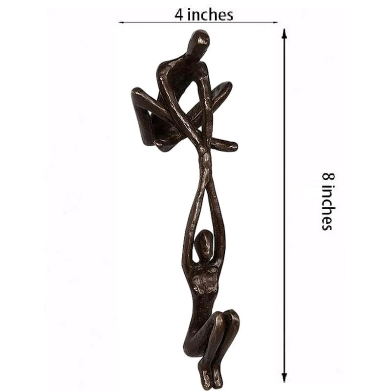 Decorative Sculpture Abstract Love Figure Polystone