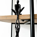 Decorative Sculpture Abstract Two-Figure Resin