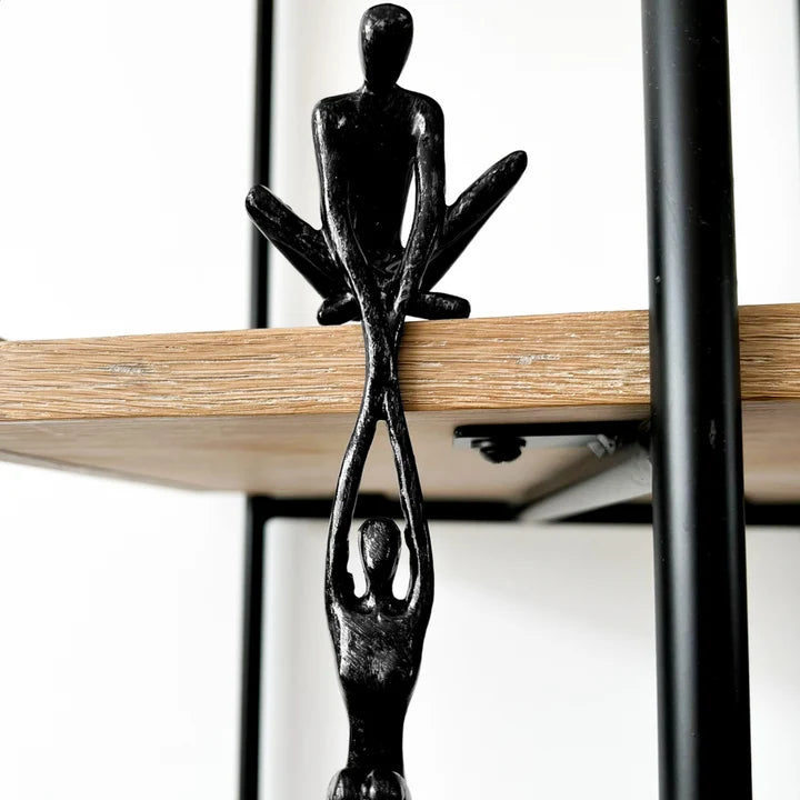 Decorative Sculpture Abstract Two-Figure Resin