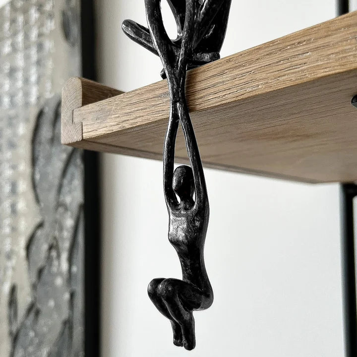 Decorative Sculpture Abstract Two-Figure Resin