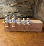 Decorative Sculpture Metal Silver Compact Tabletop