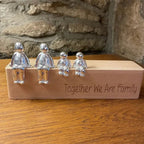 Decorative Sculpture Metal Silver Compact Tabletop
