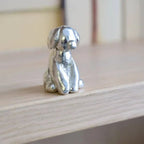 Decorative Sculpture Metal Silver Compact Tabletop