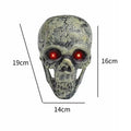 Decorative Skull Red Eyes Durable 7.5 Inch Table Decor