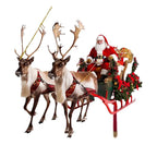 Decorative Sleigh Red Intricate Holiday Centerpiece