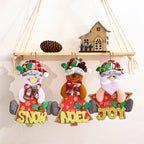 Decorative Snowman Figure Durable Fabric Lightweight Ready To Hang