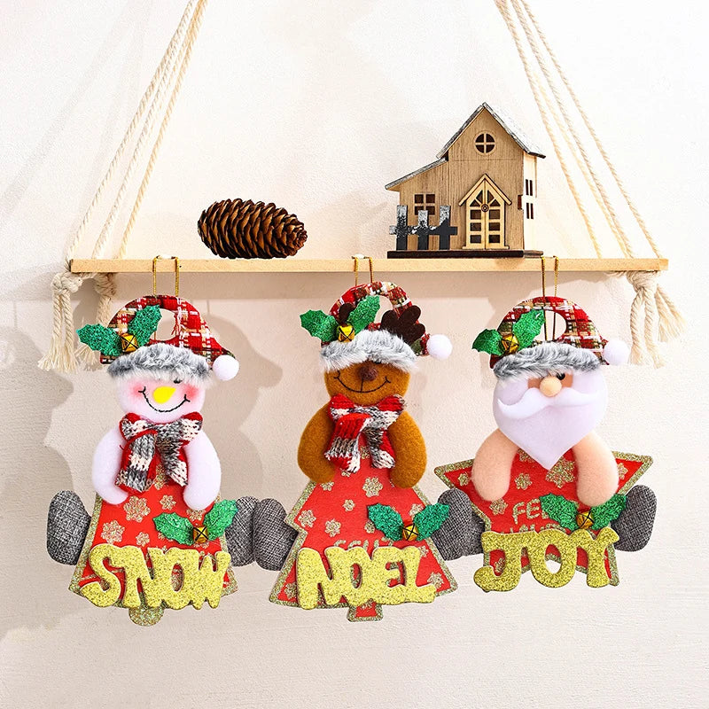Decorative Snowman Figure Durable Fabric Lightweight Ready To Hang