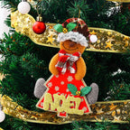 Decorative Snowman Figure Durable Fabric Lightweight Ready To Hang