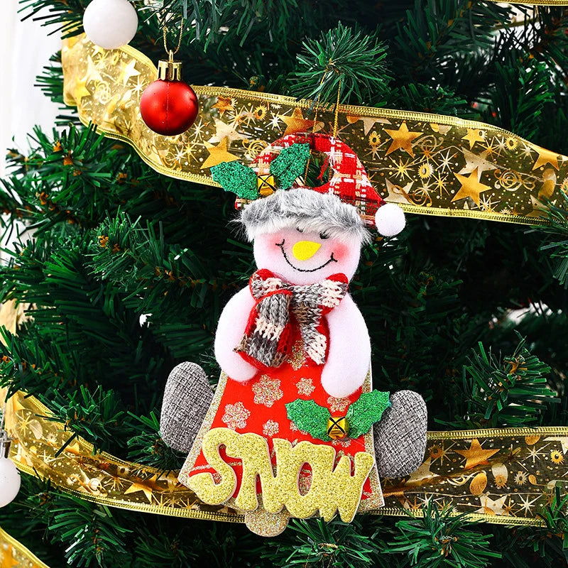 Decorative Snowman Figure Durable Fabric Lightweight Ready To Hang