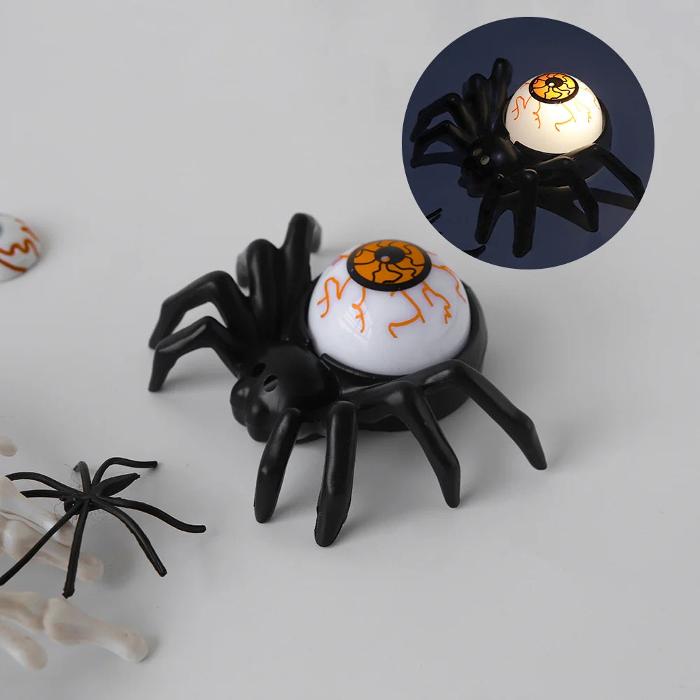 Decorative Spider Light-Up Eyeball Battery-Operated
